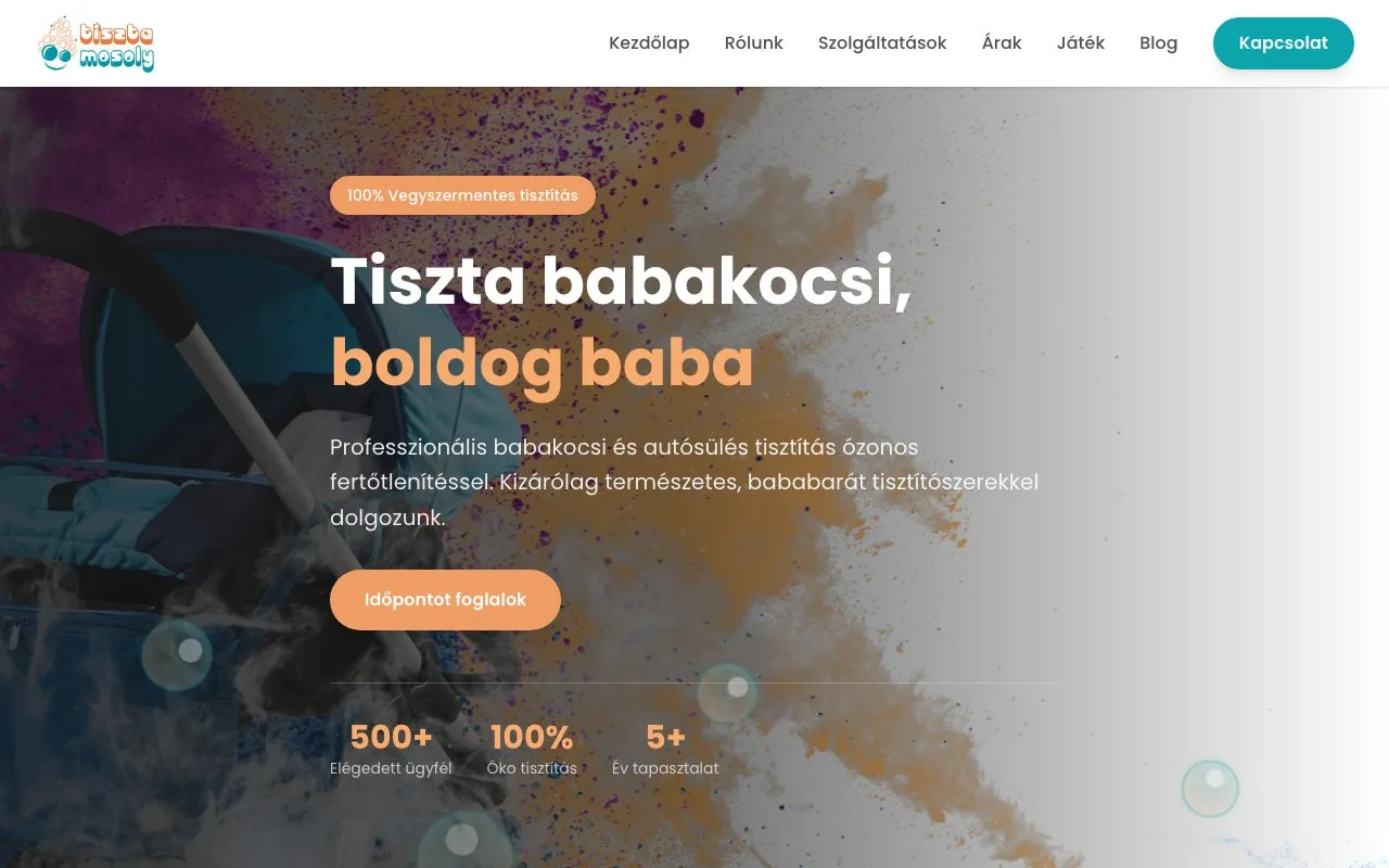 Tisztamosoly - Babakocsi tisztítás